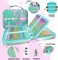 Pastel Colored Pencils, Set of 50 Macaron Colored Pencils, Adult Coloring Book with Zipper Case, Eraser, Sharpener, Soft Core for Adults Kids Artists Beginners